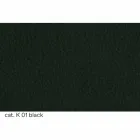 Moderner Sessel aus glänzend schwarz lackiertem Holz und Leder Made in Italy - Conga Viadurini