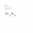 Relax-Sessel 2 Motoren drehen Leder / Stoff / Kunstleder modernes Bluma Viadurini