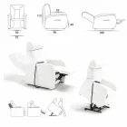 Relax Stuhl alzapersona 2 Design Motoren Rosa, made in Italy Viadurini