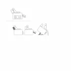 Relax Stuhl alzapersona 2 Design Motoren Rosa, made in Italy Viadurini