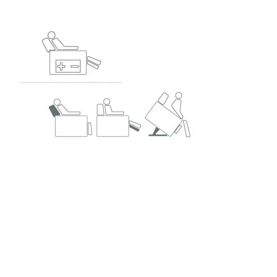 Relax Stuhl alzapersona 2 Design Motoren Rosa, made in Italy Viadurini