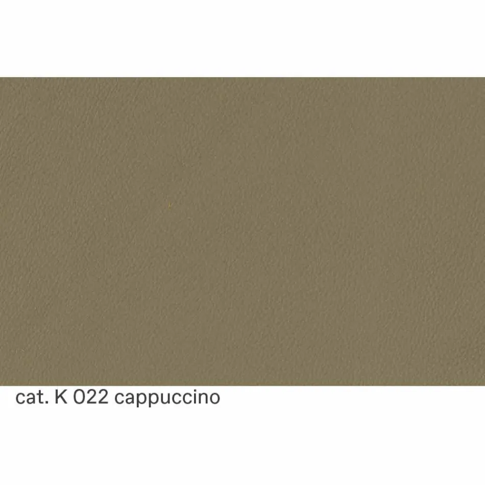 Gepolsterter und lederbezogener Loungesessel Made in Italy - Centauro Viadurini