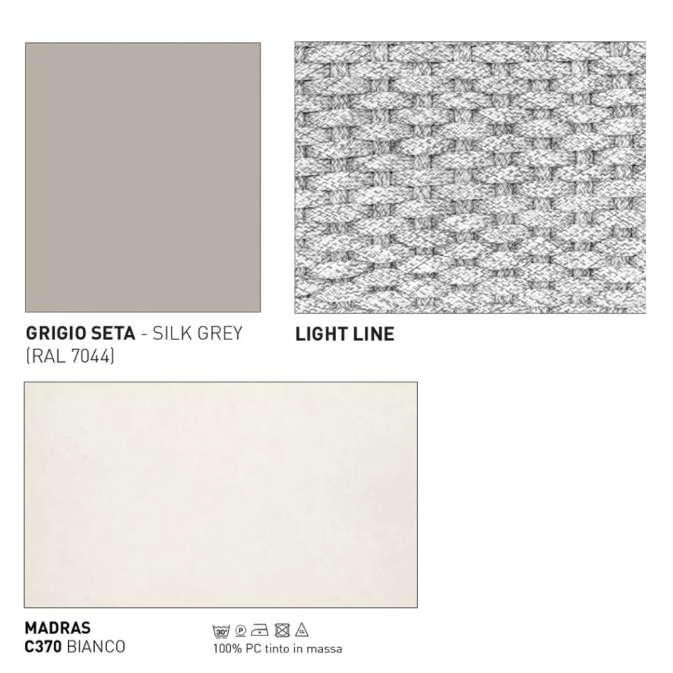 Outdoor-Sessel mit Sitzkissen Made in Italy - Noss by Varaschin Viadurini