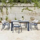 Outdoor-Sessel mit Sitzkissen Made in Italy - Noss by Varaschin Viadurini
