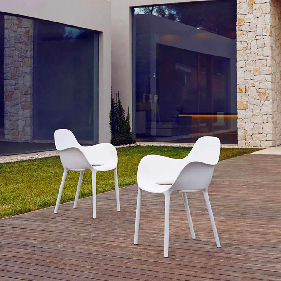 Sabinas Outdoor-Sessel Vondom, Polypropylen und Glasfaser Viadurini