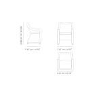 Gartensessel aus Kunstfasergeflecht Made in Italy - Tillie Viadurini