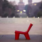 Schiebe Design Lounge Sessel Low Lita in Italien hergestellt Viadurini