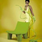 Schiebe Design Lounge Sessel Low Lita in Italien hergestellt Viadurini