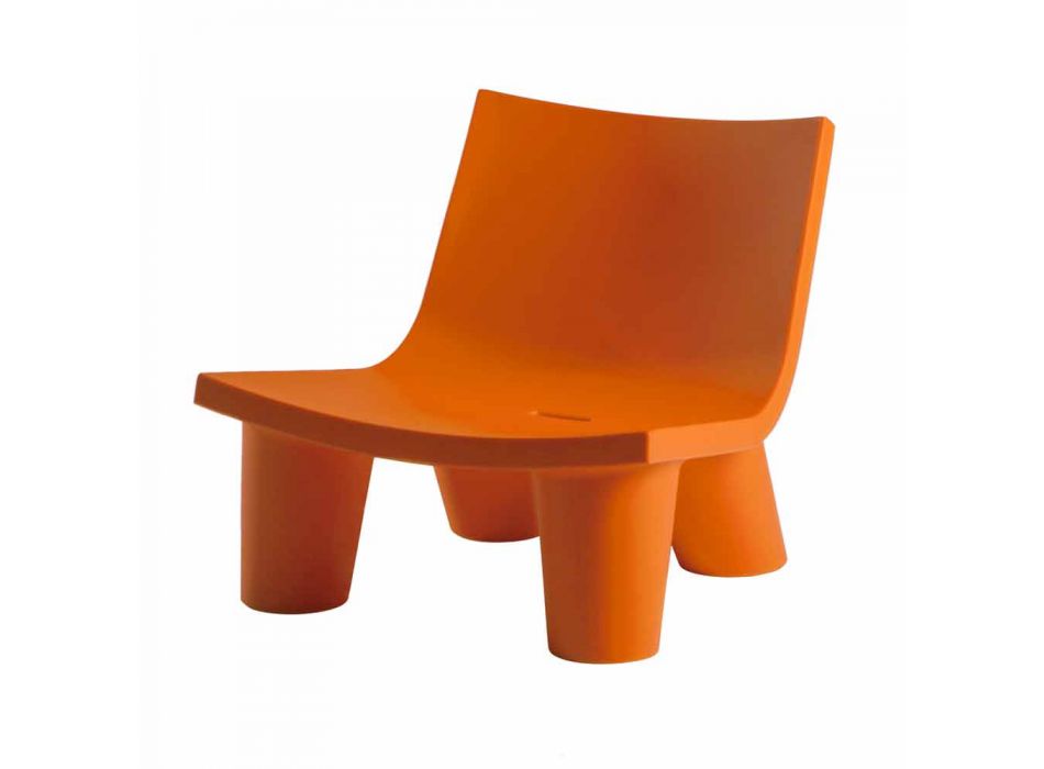 Schiebe Design Lounge Sessel Low Lita in Italien hergestellt Viadurini