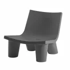 Schiebe Design Lounge Sessel Low Lita in Italien hergestellt Viadurini