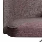 Drehbarer Bürosessel mit Rollen und Armlehnen Made in Italy - Felix Viadurini