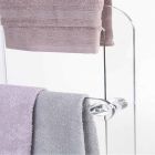 Handtuchhalter aus PMMA-Plexiglas von Zaneta Viadurini