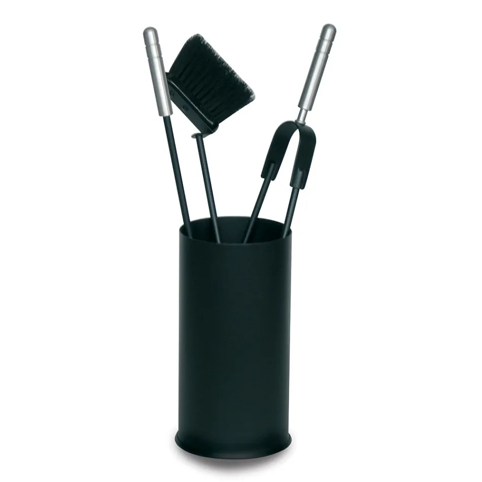 Werkzeughalter mit 3 Made in Italy Kaminpflegewerkzeugen – Cuscus Viadurini