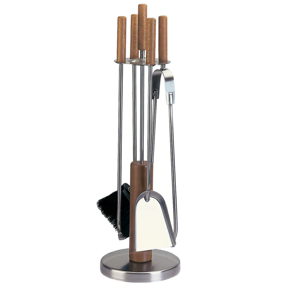 Werkzeughalter mit 4 Zubehörteilen aus Metall oder Stahl, hergestellt in Italien – Papaya Viadurini