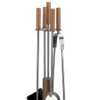 Werkzeughalter mit 4 Zubehörteilen aus Metall oder Stahl, hergestellt in Italien – Papaya Viadurini