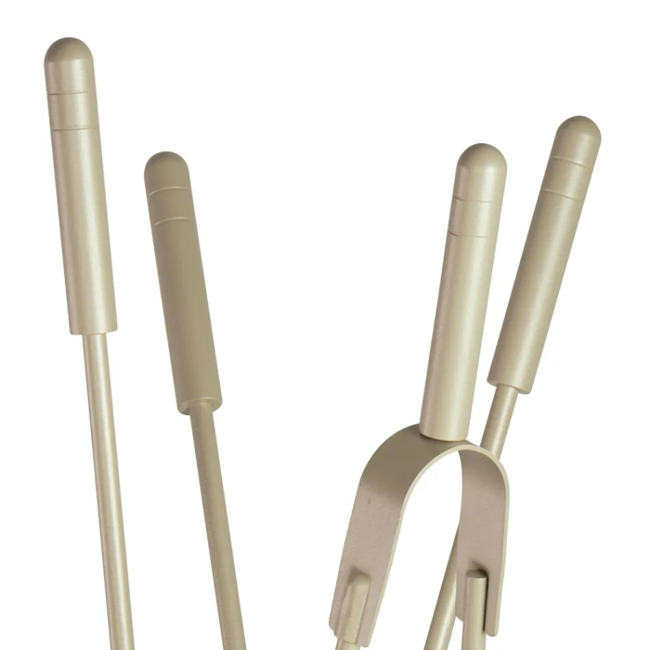 Werkzeughalter mit 4 Kaminpflegewerkzeugen, hergestellt in Italien – Fakir Viadurini