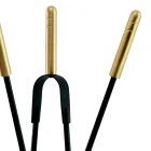 Werkzeughalter mit 4 Kaminpflegewerkzeugen, hergestellt in Italien – Fakir Viadurini