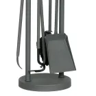 Werkzeughalter mit 4 Kaminbestecken Made in Italy – Licaone Viadurini