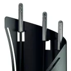 Fester Werkzeughalter mit 3 in Italien hergestellten Kaminbestecken – Turban Viadurini