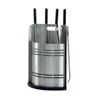 Fester Werkzeughalter mit 4 Werkzeugen für den Kamin, hergestellt in Italien – Bonsai Viadurini