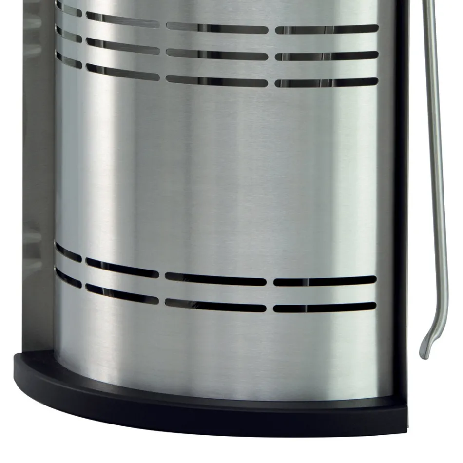 Fester Werkzeughalter mit 4 Werkzeugen für den Kamin, hergestellt in Italien – Bonsai Viadurini