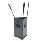 Dreieckiger Werkzeughalter mit 3 Zubehörteilen im Lieferumfang enthalten, hergestellt in Italien – Passero Viadurini