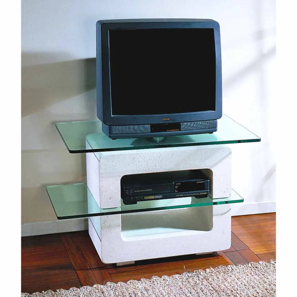 Tür Stein modulares TV und moderner Design Kristall Eleni Viadurini