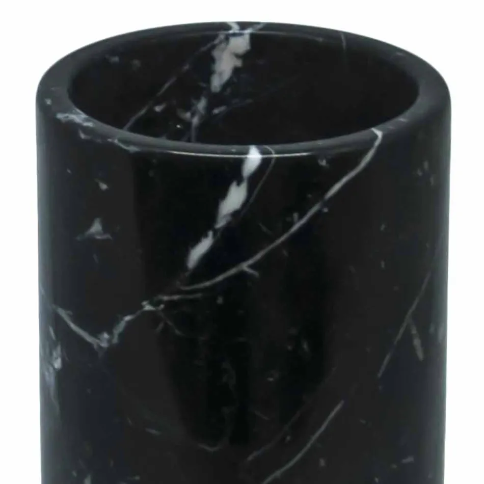 Küchenwerkzeughalter aus weißem grauem oder schwarzem Marmor Made in Italy - Tulvio Viadurini