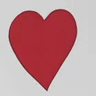 Moderner Lederwäschekorb Made in Italy Adele, Herzeinsatz Viadurini