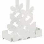 Doppelter Getränkehalter in Weiß, Beige oder Elfenbein Made in Italy - Leiden Viadurini