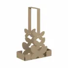 Doppelter Getränkehalter in Weiß, Beige oder Elfenbein Made in Italy - Leiden Viadurini