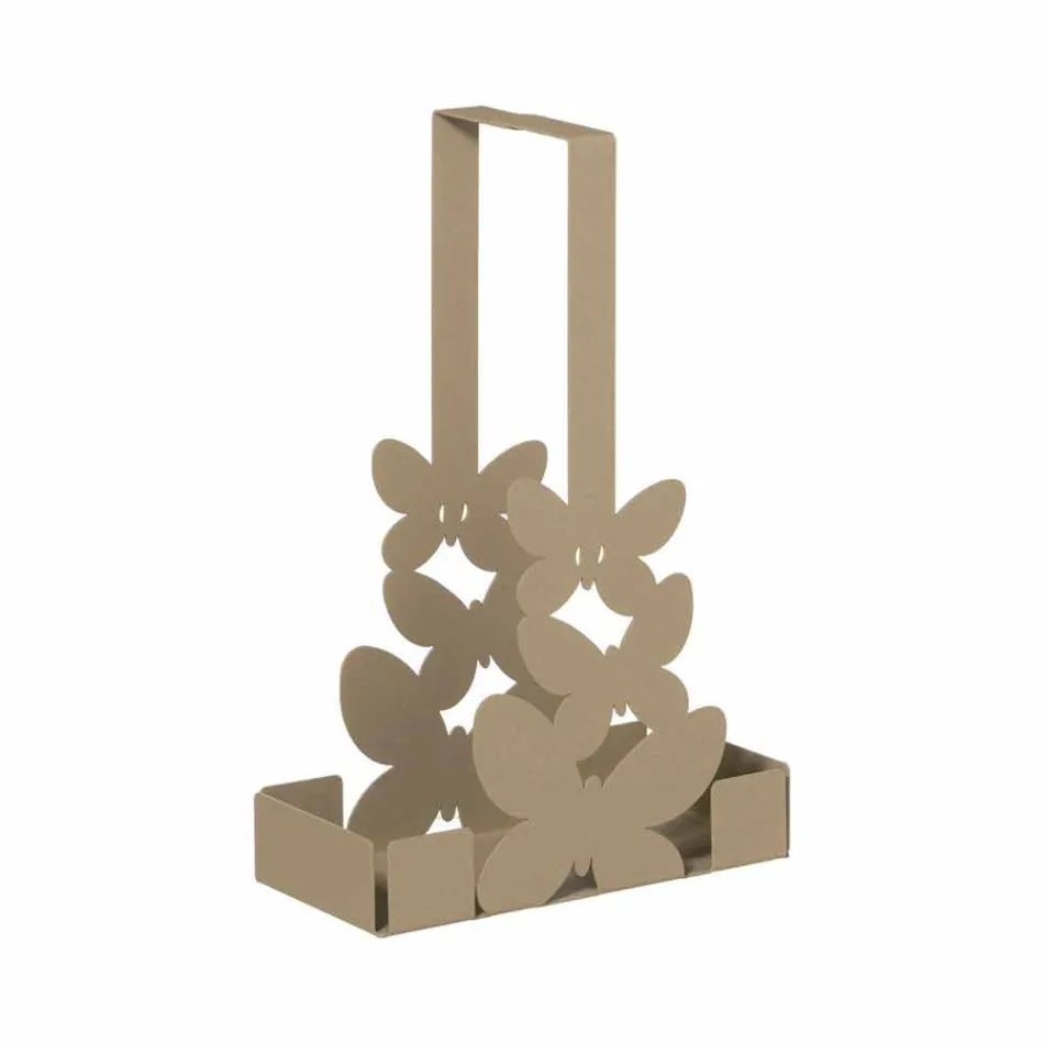 Doppelter Getränkehalter in Weiß, Beige oder Elfenbein Made in Italy - Leiden Viadurini