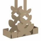 Doppelter Getränkehalter in Weiß, Beige oder Elfenbein Made in Italy - Leiden Viadurini