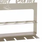 Handgefertigter Flaschenhalter aus kostbarem Eisen Made in Italy - Maste Viadurini