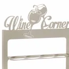 Handgefertigter Flaschenhalter aus kostbarem Eisen Made in Italy - Maste Viadurini