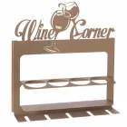 Handgefertigter Flaschenhalter aus kostbarem Eisen Made in Italy - Maste Viadurini