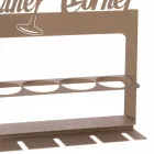 Handgefertigter Flaschenhalter aus kostbarem Eisen Made in Italy - Maste Viadurini