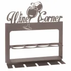 Handgefertigter Flaschenhalter aus kostbarem Eisen Made in Italy - Maste Viadurini