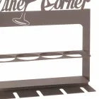 Handgefertigter Flaschenhalter aus kostbarem Eisen Made in Italy - Maste Viadurini