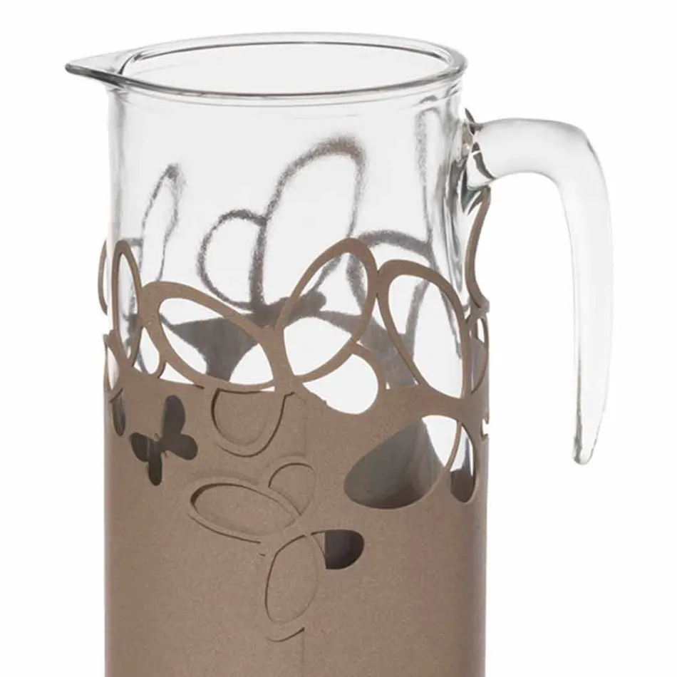 Moderner Flaschenhalter in Weiß, Beige oder Elfenbein Made in Italy - Leiden Viadurini