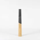 Moderner Kerzenhalter aus massivem Kiefernholz mit farbigen Details - Offenheit Viadurini