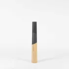 Moderner Kerzenhalter aus massivem Kiefernholz mit farbigen Details - Offenheit Viadurini