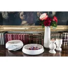 Design Kerzenhalter aus Messing und weißem Carrara-Marmor Made in Italy - Bevis Viadurini