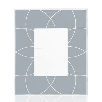 Bilderrahmen 10x15 cm mit farbigem Plexiglasrahmen und Dekorationen - Kang