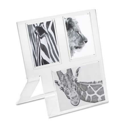 Transparenter Acryl-Kristall-Fotorahmen-Design 3 Bilder - Alizar Viadurini
