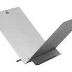 Holzhalter in Form eines offenen Buches aus Metall oder Stahl, hergestellt in Italien – Falco Viadurini