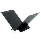 Holzhalter in Form eines offenen Buches aus Metall oder Stahl, hergestellt in Italien – Falco Viadurini