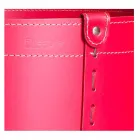 Zylindrischer Holzhalter aus regeneriertem Leder mit Tonda Firestyle Rädern Viadurini