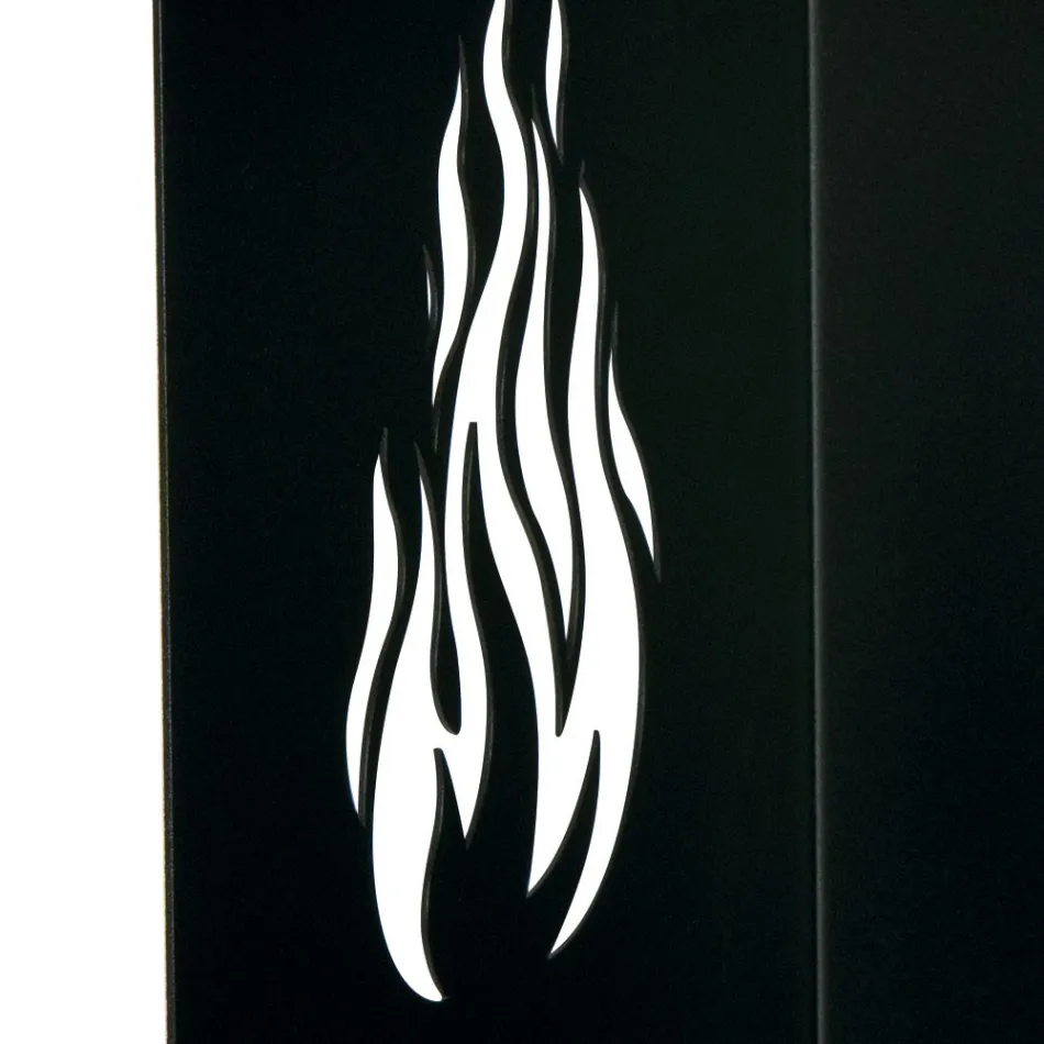 Holzhalter mit Rollen und oberer Schublade Made in Italy – Polare Viadurini