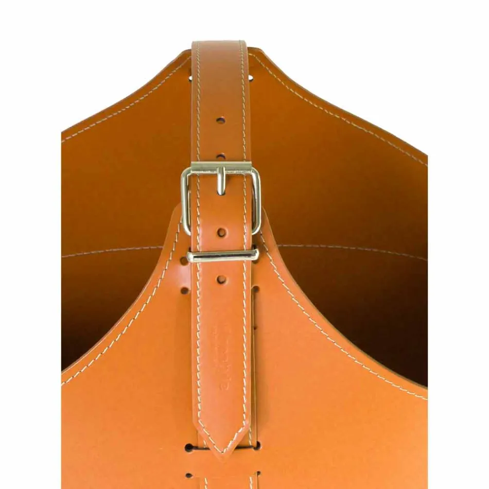 Portalegna von Interieur mit Rad in einem modernen recycelten Leder Fabia Viadurini